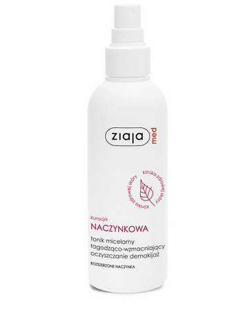 Ziaja Med Kuracja Naczynkowa tonik micelarny łagodząco-wzmacniający 200 ml 