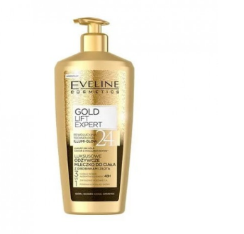 Eveline Luxury Expert 24K Gold Mleczko do ciała z drobinkami złota 350 ml
