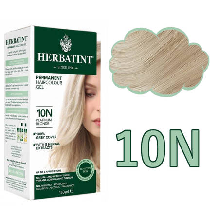 Herbatint Farba 10N Platynowy Blond 150 ml