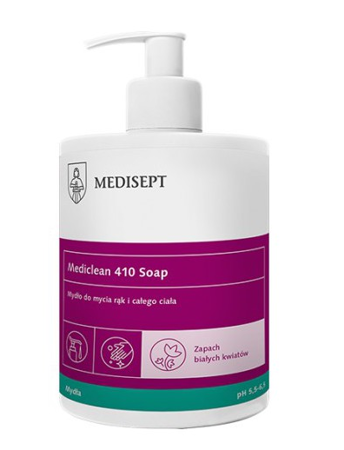 Medisept Mediclean 410 Soap Mydło do mycia rąk i całego ciała 500 ml